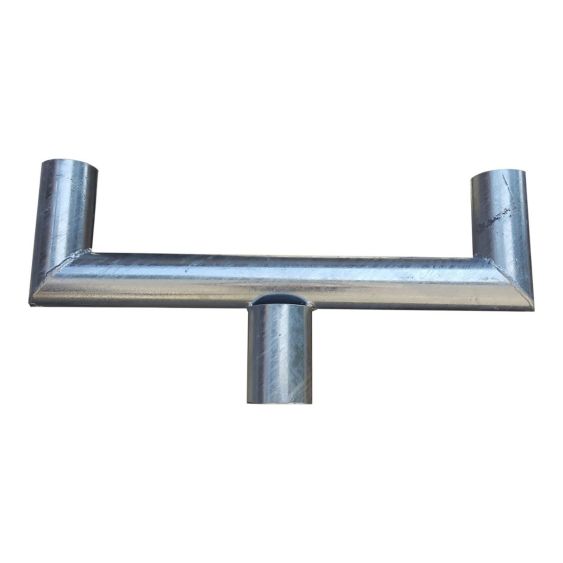 T-Beugel voor 2 Spiegels (1000x800 mm) Ø76 mm x 700 mm