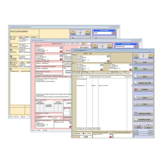 PrintCMR versie 16 invulsoftware Basic