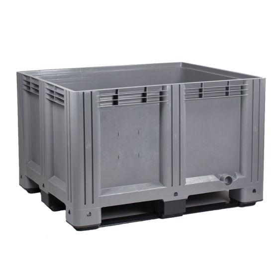 Kunststof Palletbox Grijs E-line 1200 x 1000 x 760 mm 610 liter