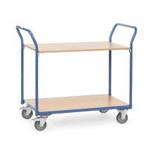Tafelwagen 200 kg. 850x500 mm. 2 etages