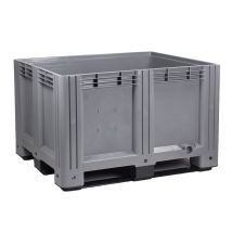 Kunststof Palletbox Grijs E-line 1200 x 1000 x 760 mm 610 liter